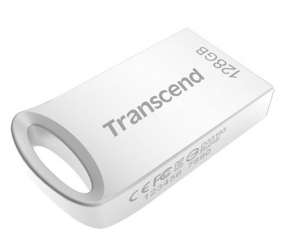 Зображення 3 USB флеш накопичувач Transcend JetFlash 710 Silver 128GB USB3.0 — TS128GJF710S