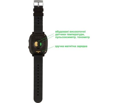 Изображение 7 Смарт-часы AmiGo GO005 4G WIFI Thermometer Black