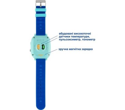 Изображение 7 Смарт-часы AmiGo GO005 4G WIFI Thermometer Blue
