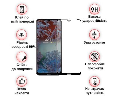 Изображение 2 Защитное стекло BeCover для Nokia G10/G20 Black - 706389
