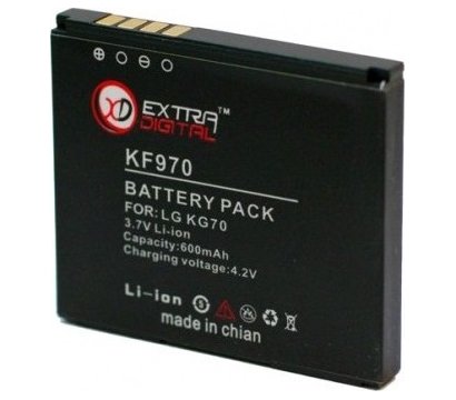 Зображення 2 Акумулятор Extradigital для LG KE970 (IP-470A) 600mAh - DV00DV6059