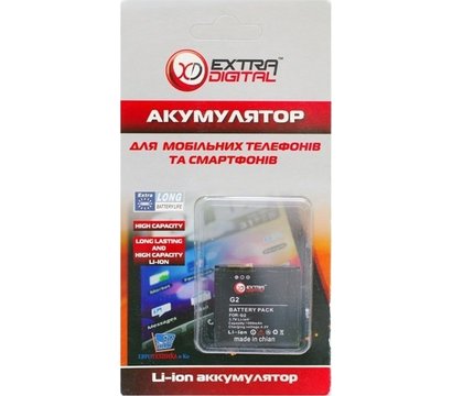 Зображення 3 Акумулятор Extradigital для HTC G2 (BA S450 1000mAh - DV00DV6083