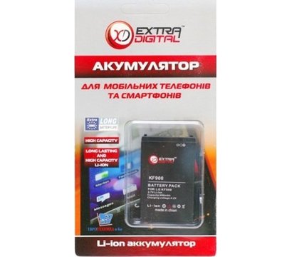 Зображення 3 Акумулятор Extradigital для LG KF900 (IP-340N) 900mAh - DV00DV6060