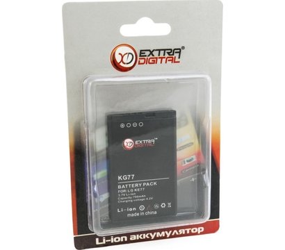 Зображення 7 Акумулятор Extradigital для LG KM380 (KG77 700mAh - DV00DV6058