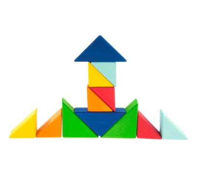 Зображення 7 Конструктор NIC Разноцветный треугольник, NIC523345