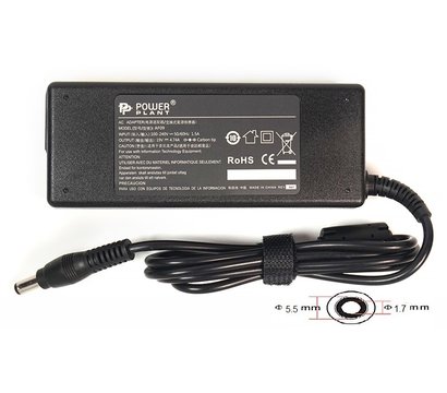 Зображення 3 Блок живлення ноутбука PowerPlant для Acer 220V, 19V 90W 4.74A 5.5х1.7мм - AC90F5517