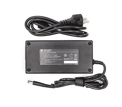 Зображення 2 Блок живлення ноутбука PowerPlant для HP 220V, 19V 180W 9.5A, 7.4x5.0 - HP180F7450