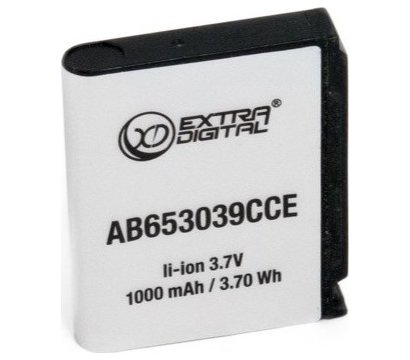 Изображение 2 Батарея Extradigital для Samsung U908/E950/Z240/U900/U800/F309/F609/J208/J758/L168/L170/S659/S73, 1000mAh -