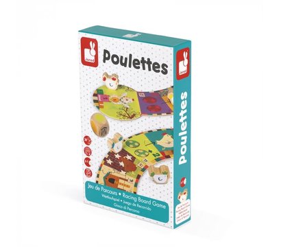 Изображение 5 Настольная игра Janod Гонки цыплят - J02909