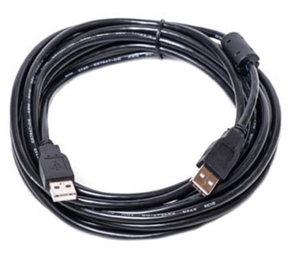 Зображення 2 Кабель PowerPlant USB2.0(AM)-USB2.0(AM), 3м, Black - KD00AS1215