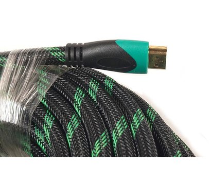 Зображення 2 Кабель мультимедійний PowerPlant HDMI-HDMI v2.0, 20м, Black - KD00AS1295