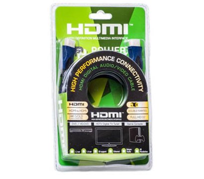 Зображення 3 Кабель мультимедійний PowerPlant HDMI-HDMI v1.4, 3м, Black - KD00AS1202