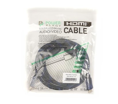 Зображення 3 Кабель мультимедійний PowerPlant HDMI-HDMI v1.4, 2м, Nylon, Double ferrites, Black - CA910243