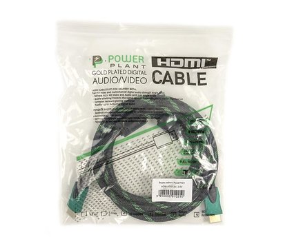 Зображення 3 Кабель мультимедійний PowerPlant HDMI-HDMI v2.0, 2м, Double ferrites, Highspeed, Black - CA910250