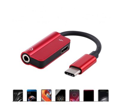Зображення 5 Адаптер Extradigital USB Type C (M)-3.5 мм/USB Type C (F), Red - KBA1761