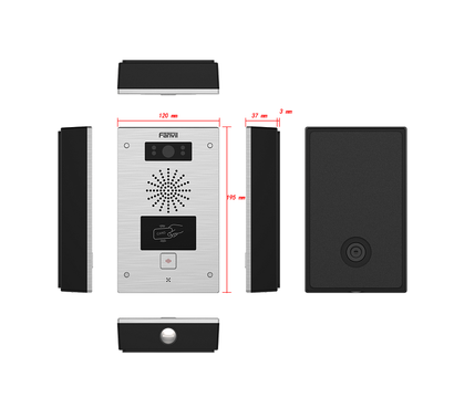 Зображення 5 Панель виклику Fanvil i32V під врізний монтаж