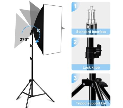 Изображение 3 Студийное освещение Puluz PU5070EU LED