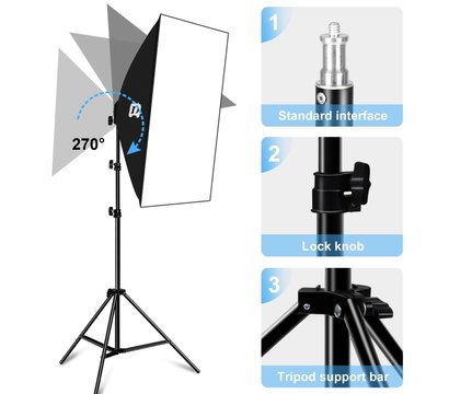 Изображение 4 Студийное освещение Puluz PU5071EU LED