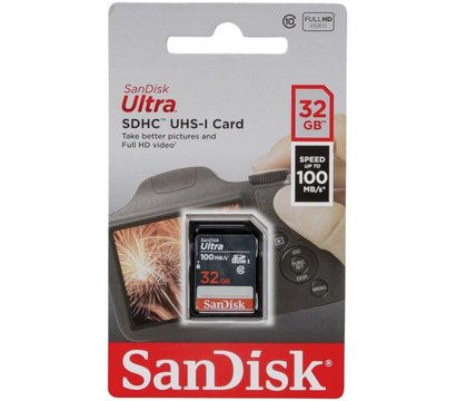 Изображение 2 Карта памяти SanDisk SDHC 32GB — SDSDUNR-032G-GN3IN, Объем памяти: 48 Гб