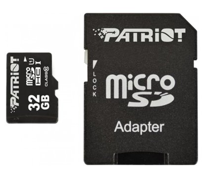 Изображение 2 Карта памяти Patriot LX Series UHS-I MicroSDXC Class 10 32GB - PSF32GMDC10, Объем памяти: 48 Гб