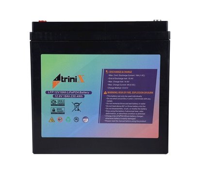 Изображение 2 Lifepo4 аккумулятор Trinix LFP 18.0 Ач, 12В