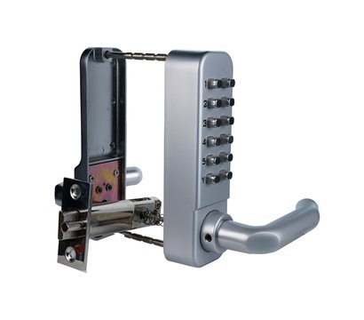 Зображення 3 Ригельний замок Trinix TRL-6101MPW Silver, Колір корпусу: сріблястий