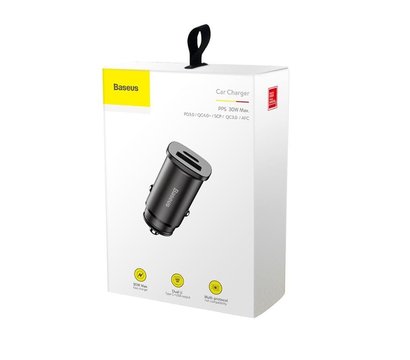 Зображення 4 Зарядний пристрій Baseus Square Metal (2USB, 4.5A) 30W Black – CCALL-AS01
