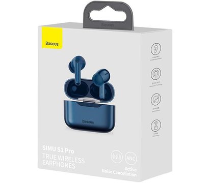 Изображение 6 Bluetooth гарнитура Baseus Simu ANC S1 Pro Blue – NGS1P-03