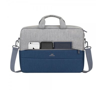 Зображення 12 Сумка для ноутбука RivaCase 7532 Grey/Dark blue