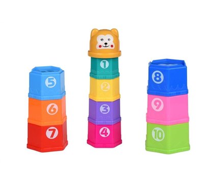 Зображення 2 Набір Same Toy Чашки 10 шт - 618-2Ut