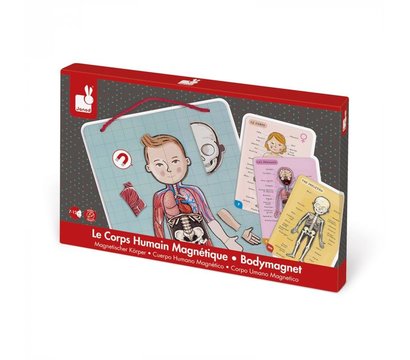 Зображення 4 магнітний набір Janod Тело человека - J05491