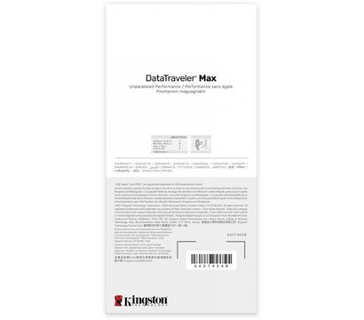 Зображення 11 USB флеш накопичувач Kingston DataTraveler Max Black USB 3.2 256GB – DTMAX/256GB