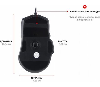 Изображение 7 Мышь Motospeed V90 USB Black