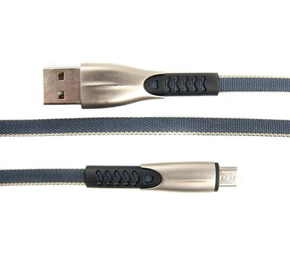 Зображення 2 Кабель Dengos USB-microUSB 0.25м Grey - PLS-M-SHRT-PLSK-GREY