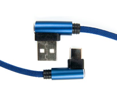 Зображення 2 Кабель Dengos USB-USB Type-C 0.25м Blue - NTK-TC-UG-SHRT-SET-BLUE