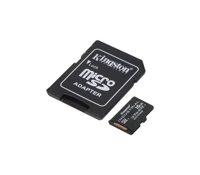Изображение 2 Карта памяти Kingston Industrial MicroSDHC 16GB Class 10 + SD-adapter — SDCIT2/16GB, Объем памяти: 16 Гб