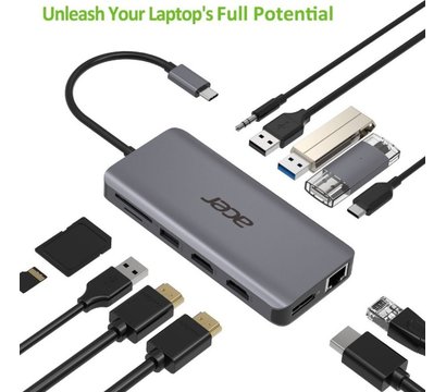 Изображение 2 Док станция для планшета Acer 12in1 Type C dongle - HP.DSCAB.009