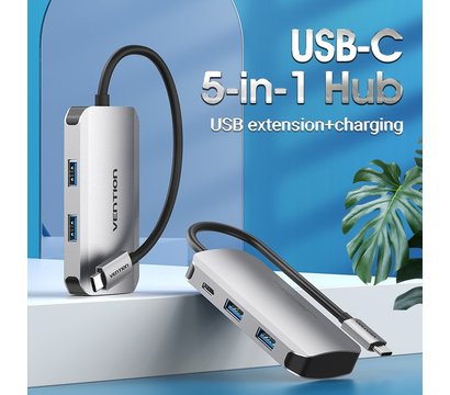 Изображение 2 Док станция для планшета Vention 5-в-1 - TNBHB