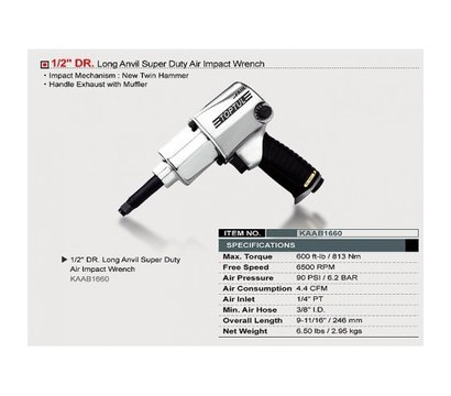 Зображення 2 Пневмоінструмент Toptul KAAB1660