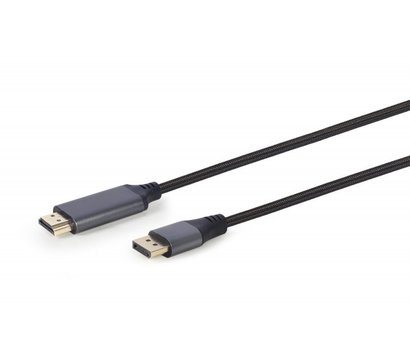 Зображення 2 Кабель мультимедійний Cablexpert DisplayPort на HDMI, 1.8м - CC-DP-HDMI-4K-6