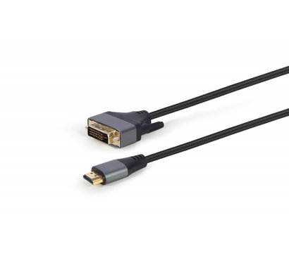 Зображення 2 Кабель мультимедійний Cablexpert HDMI на DVI, 1.8м - CC-HDMI-DVI-4K-6