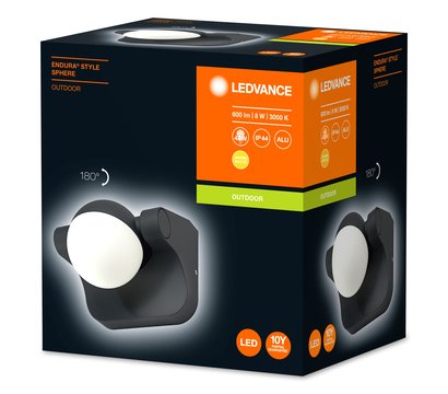 Зображення 4 LED світильник Osram Endura Style Sshere 8W 600Lm 3000K алюміній