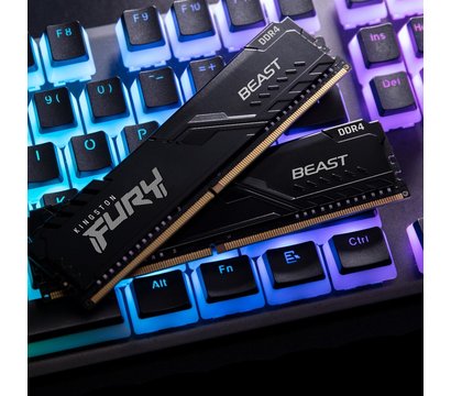 Изображение 5 Оперативная память Kingston Fury Beast Black DDR4 2x32768Mb 3600MHz — KF436C18BBK2/64