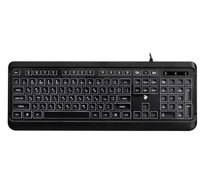 Изображение 2 Клавиатура 2E KS120 USB Black — 2E-KS120UB