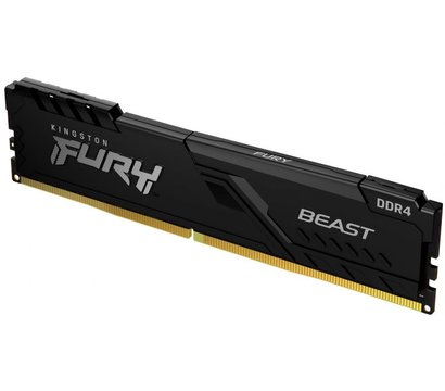 Зображення 3 Оперативна пам`ять Kingston Fury Beast Black DDR4 16384Mb 3600MHz — KF436C18BB/16