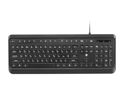 Изображение 4 Клавиатура 2E KS120 USB Black — 2E-KS120UB