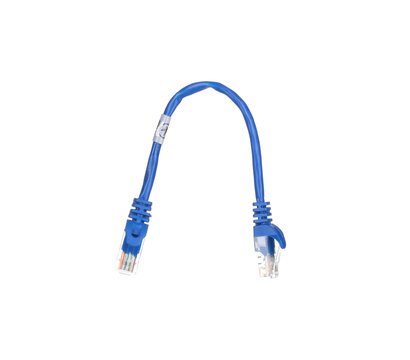 Зображення 2 Патч-корд кручена пара 2E UTP Cat.5e (0.2 м) blue