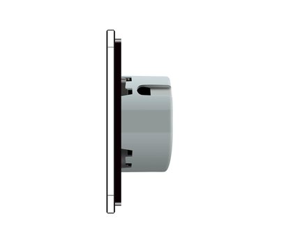 Изображение 2 Смарт выключатель Livolo VL-C701Z/C701Z/C702Z-12 Black glass