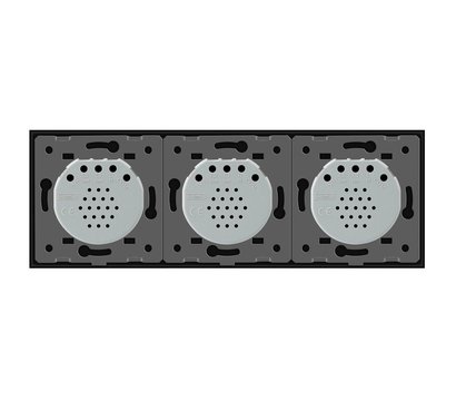 Изображение 3 Смарт выключатель Livolo VL-C701Z/C701Z/C702Z-12 Black glass