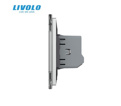 Изображение 2 Смарт светорегулятор Livolo ZigBee VL-C7FC1DZ-2IP Grey